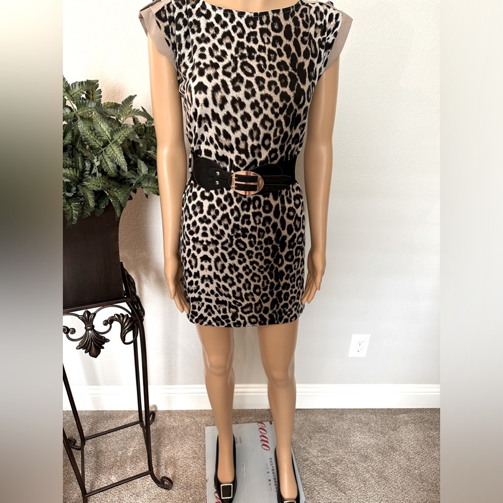 Women's Boutique Leopard Dress Size Small